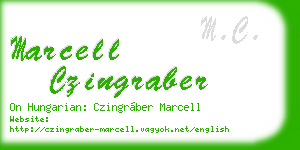 marcell czingraber business card